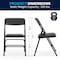 Flash Furniture Black Vinyl Folding Chair, PK4 4-HA-MC309AV-BK-GG - alternate 6